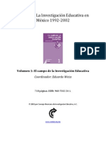La Investigación Educativa en México 1992-2002