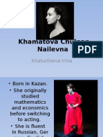 Khamatova Chulpan Nailevna