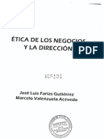 Ètica de Los Negocios y La Direcciòn