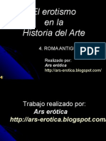 Roma Antigua. El Erotismo en La Historia Del Arte. 