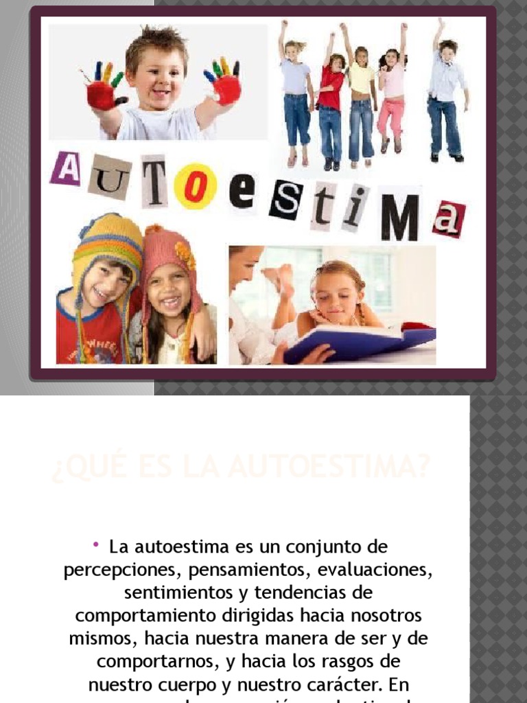Comprendiendo la Autoestima y su Impacto | PDF | Autoestima | Ciencias ...
