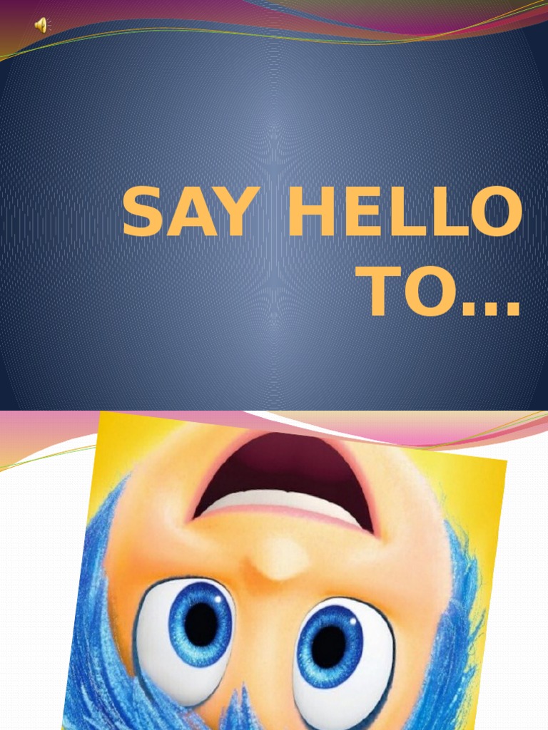 Say Hello - Inside Out | PDF