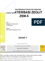 Karakterisasi struktur padatan pada ZSM-5