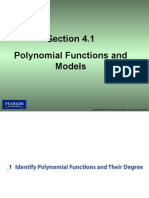 Section 4.1 Polynomial Functions and Models