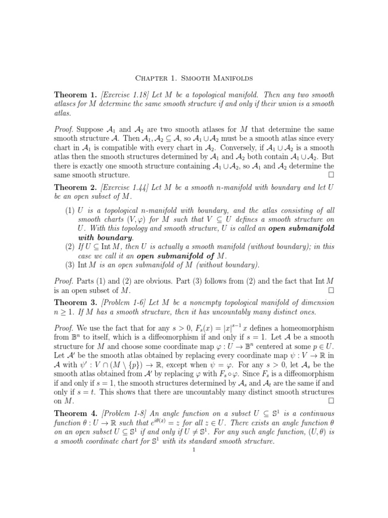 Introduction to Smooth Manifolds | PDF | Differentiable Manifold | Manifold
