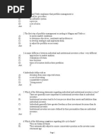 Chapter 21 - Portfolio Management