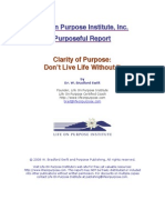 Clarity of Purpose Report