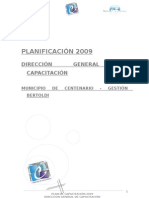 PLANIFICACION 2009 capacitacion