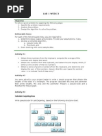 Week 3 Lab 1 + Answer