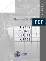 Technical Data CS304 H L CS321