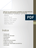 Estudo Da Viabilidade Econômica de Uma Farmácia Na Região de Toledo-PR