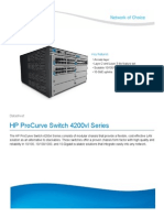 HP ProCurve Switch 4200vl Series