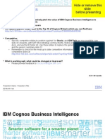 IBM Cognos BI Overview