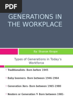 Generations in The Workplace