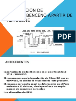 Producción de Dodecilbenceno Apartir de Kerosene