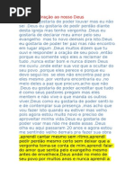 Oração Ao Nosso Deus