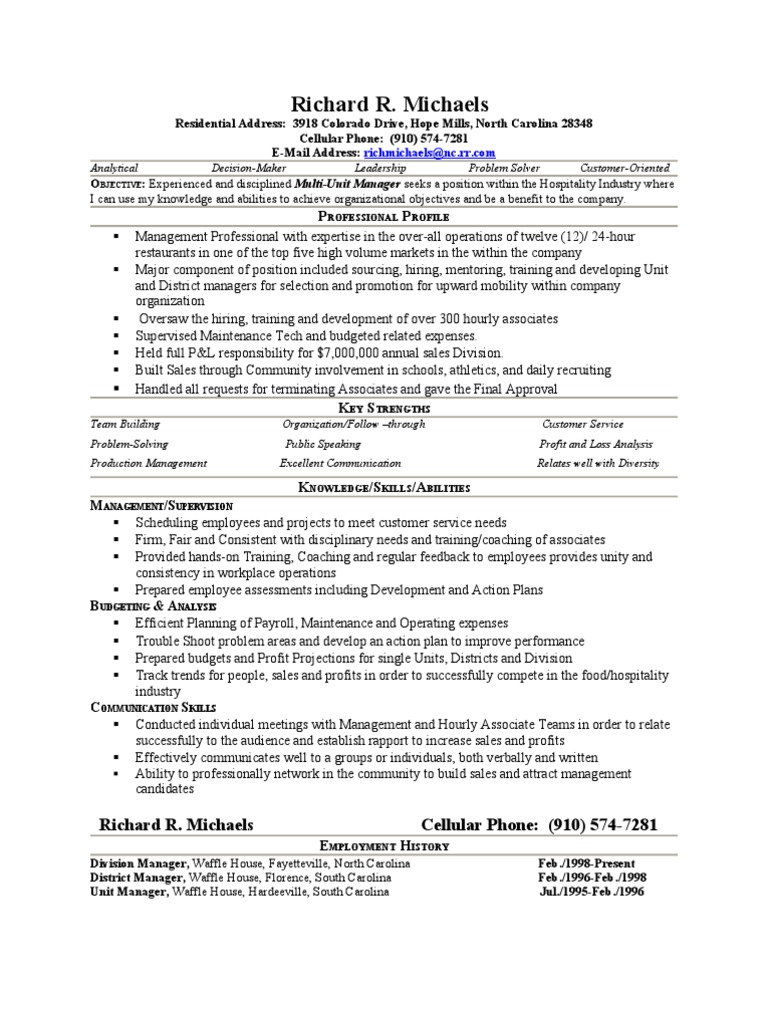 Richard R Resume PDF Sales Mentorship