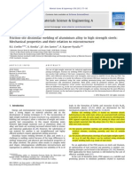 Friction-Stir Dissimilar Welding of Aluminium Alloy To High Strength Steels - Mechanical Properties and Their Relation To Microstructure