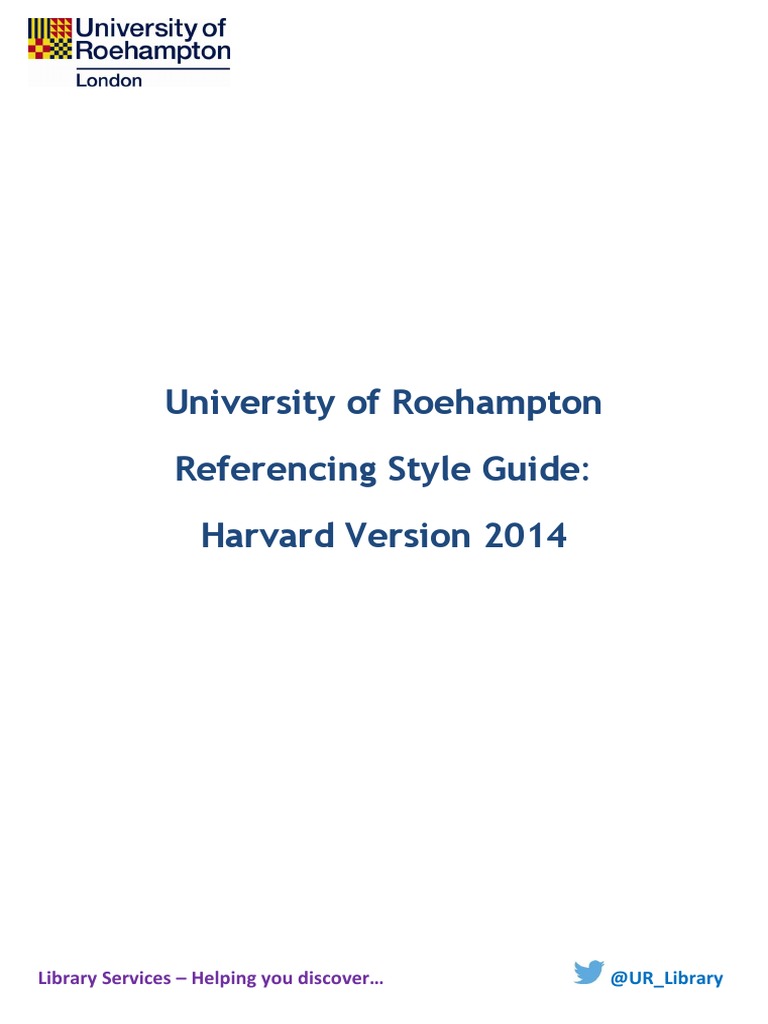 Harvard Full Guide 2014 | PDF | Citation | Plagiarism