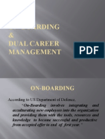 OnBoarding&DualCareer management