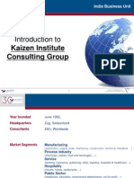 Introduction To Kaizen Institute Consulting Group