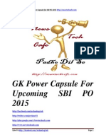  SBI Po 2015 Gk Power Capsule(http://newstechcafe.com)