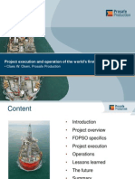 Project Execution and Operation of The World's First FDPSO - Azurite