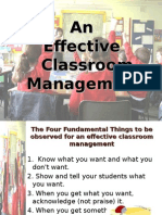 An Effective Classroom Management