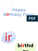 Happy Birthday Finny