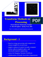 Transform Methods in Image Processing