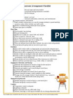 classroom-arrangement-checklist form