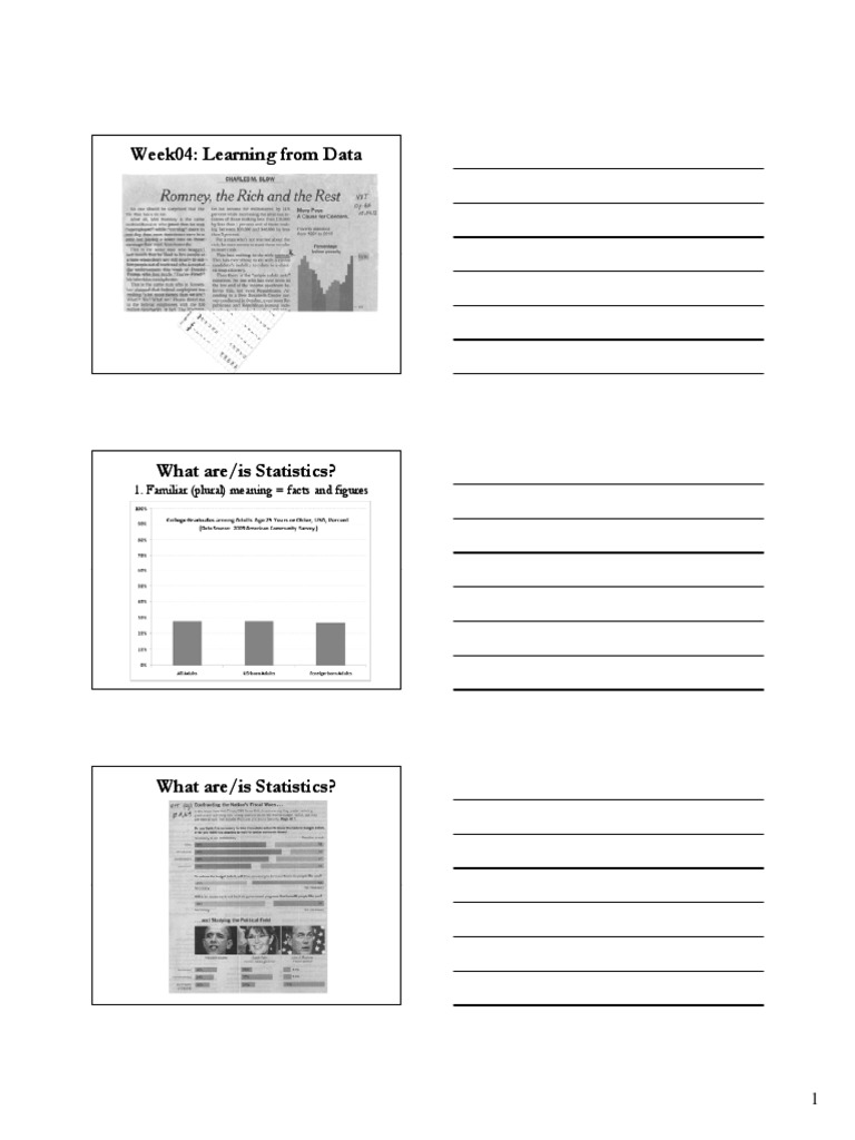 Understanding Statistics and Data Analysis | PDF | Survey Methodology ...