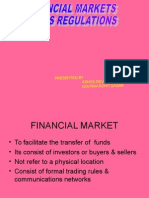Financial Markets and Stock Exchanges in India