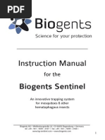 Instruction Manual Biogents Sentinel: For The