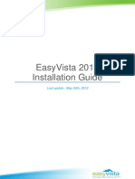 EASYVISTA 2013 Installation Guide