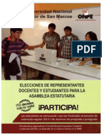 Elecciones Asamblea Estatutaria 2015
