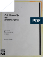 Karl Marx-Od Filozofije Do Proletarijata - Izabrani Tekstovi 1838-1843-Školska Knjiga (1975)