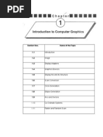 Section Nos. Name of The Topic