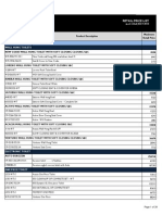 American Standard Rate List