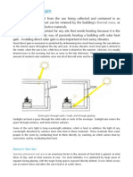 Direct Solar Gain Optimization