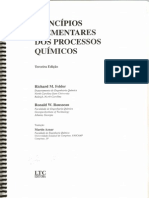 Princípios Elementares Dos Processos Químicos - Richard M. Felder; Ronald W. Rousseau( Capítulo 1 e 2)