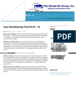 WWW Handsongroup Com Lean Manufacturing Tool Kit Part 2