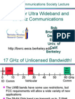 CMOS For Ultra Wideband and 60 GHZ Communications