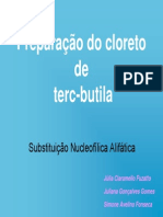 Preparação do cloreto de terc-butila SN1