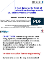 Experimental Non-Inferiority Trial of Synthetic Small-Calibre Biodegradable vs. Stable Vascular Grafts
