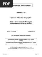 Download Bac 2015  sujet dHistoire Gographie des STMG by Le Monde SN262057121 doc pdf