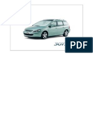 Peugeot 307 Sw Manual Do Utilizador 2001-2002-2003-2004-2005-2006 | Pdf