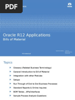 R12 Oracle Bills of Material Ver1.0