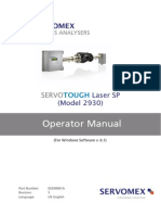 Operator Manual: Servo