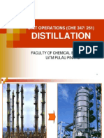 Distillation: Unit Operations (Che 347/ 251)